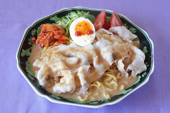 冷やし豆乳豚しゃぶ麺