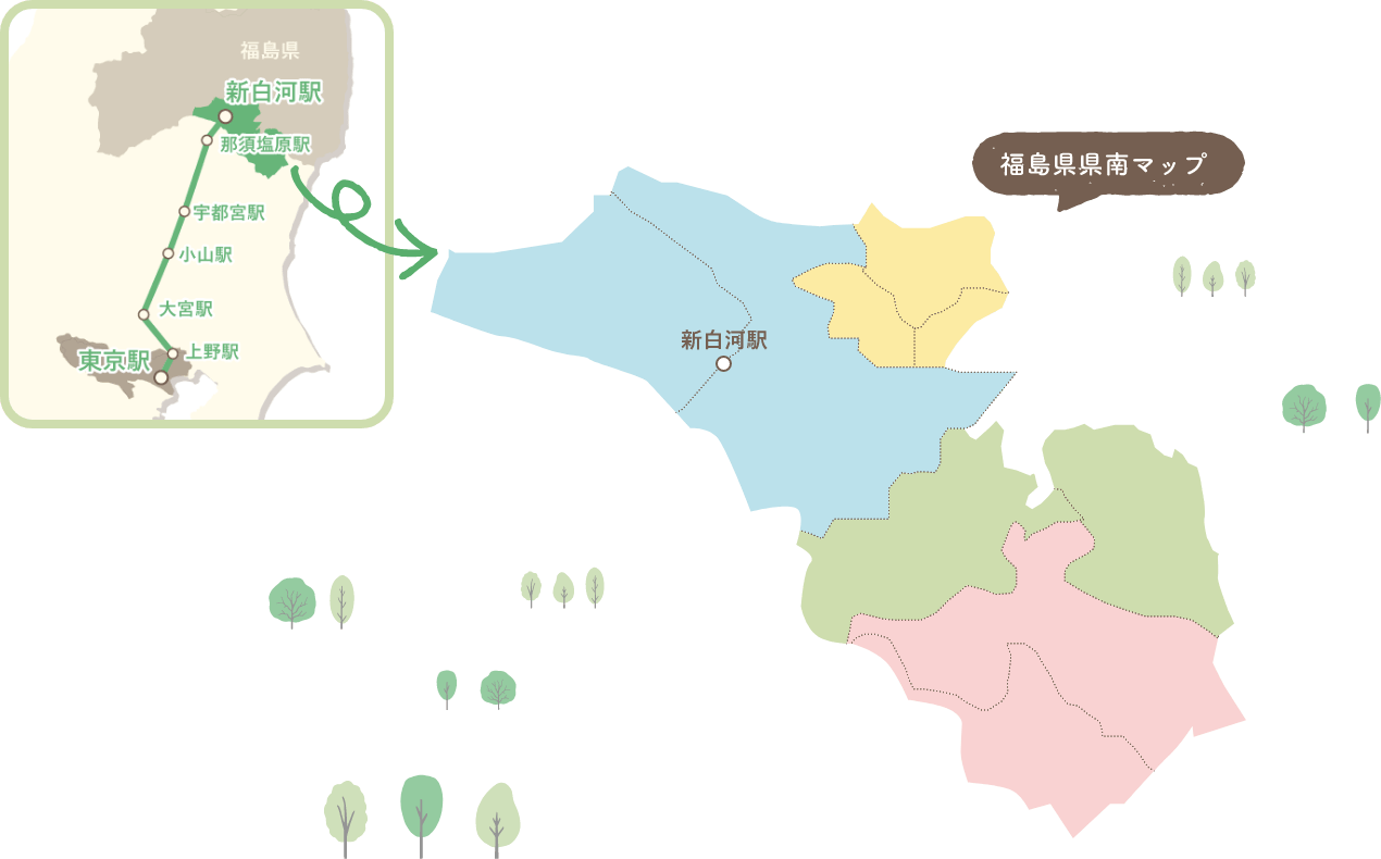 福島県県南マップ