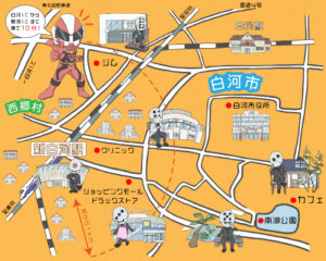 白河市マップ